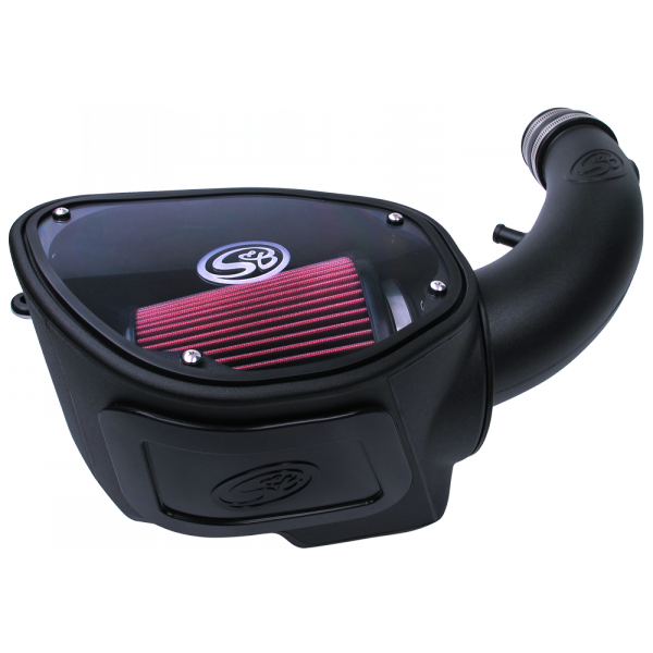 ~(12-Lbs.-25X16x15)~-Cold-Air-Intake-For-07-11-Jeep-Wrangler-Jk-V6-3.8L-Oiled-Cotton-Cleanable-Red-S-B
