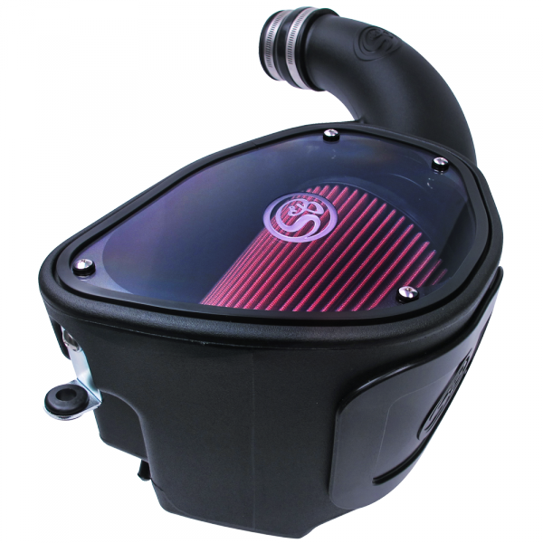 ~(12-Lbs.-25X16x15)~-Cold-Air-Intake-For-07-11-Jeep-Wrangler-Jk-V6-3.8L-Oiled-Cotton-Cleanable-Red-S-B