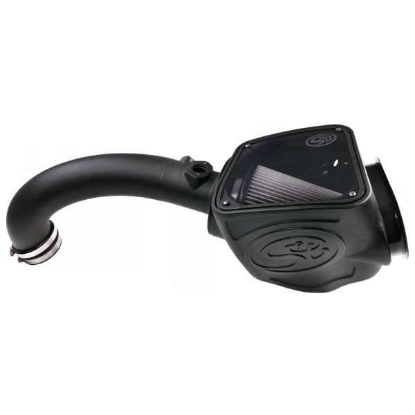 ~(12-Lbs.-26X17x15)~-Cold-Air-Intake-For-16-18-Nissan-Titan-V8-5.0L-Cummins-Dry-Dry-Extendable-White-S-B