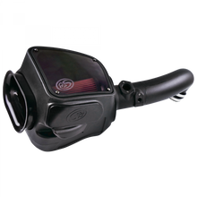 Load image into Gallery viewer, ~(12-Lbs.-26X17x15)~-Cold-Air-Intake-For-16-18-Nissan-Titan-V8-5.0L-Cummins-Oiled-Cotton-Cleanable-Red-S-B