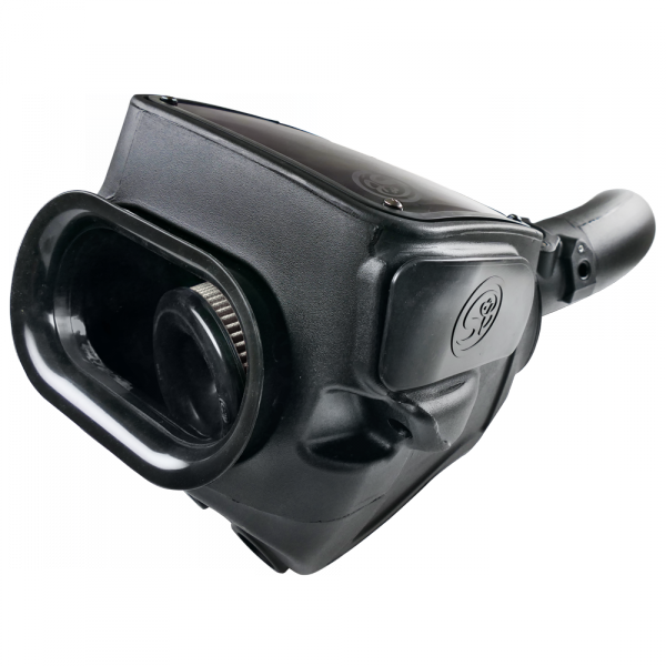 ~(12-Lbs.-26X17x15)~-Cold-Air-Intake-For-16-18-Nissan-Titan-V8-5.0L-Cummins-Dry-Dry-Extendable-White-S-B
