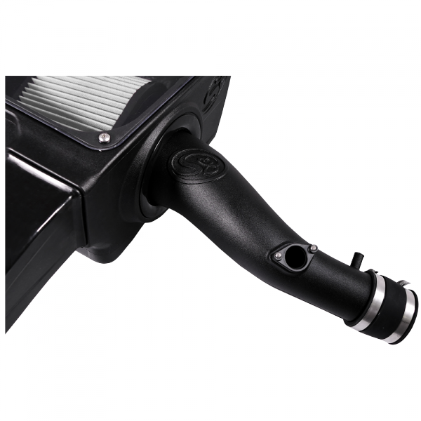 ~(12-Lbs.-26X17x15)~-Cold-Air-Intake-For-16-18-Toyota-Tacoma-3.5L-Dry-Dry-Extendable-White-S-B