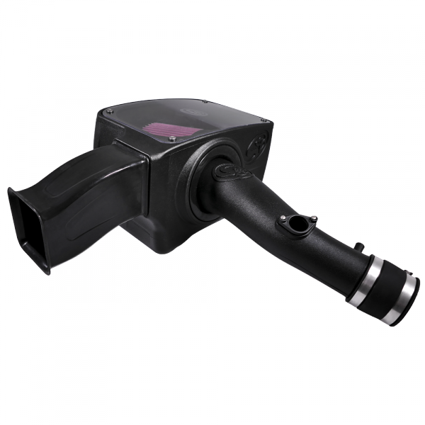 ~(12-Lbs.-26X17x15)~-Cold-Air-Intake-For-16-18-Toyota-Tacoma-3.5L-Oiled-Cotton-Cleanable-Red-S-B