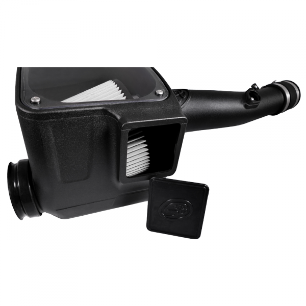 ~(12-Lbs.-26X17x15)~-Cold-Air-Intake-For-16-18-Toyota-Tacoma-3.5L-Dry-Dry-Extendable-White-S-B
