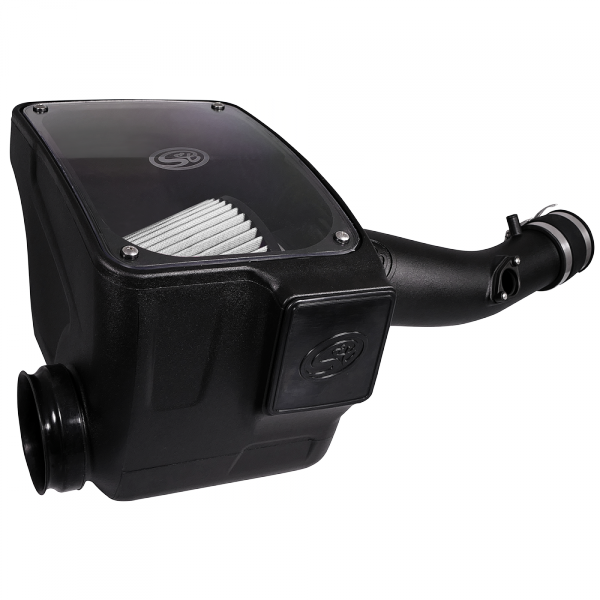 ~(12-Lbs.-26X17x15)~-Cold-Air-Intake-For-16-18-Toyota-Tacoma-3.5L-Dry-Dry-Extendable-White-S-B