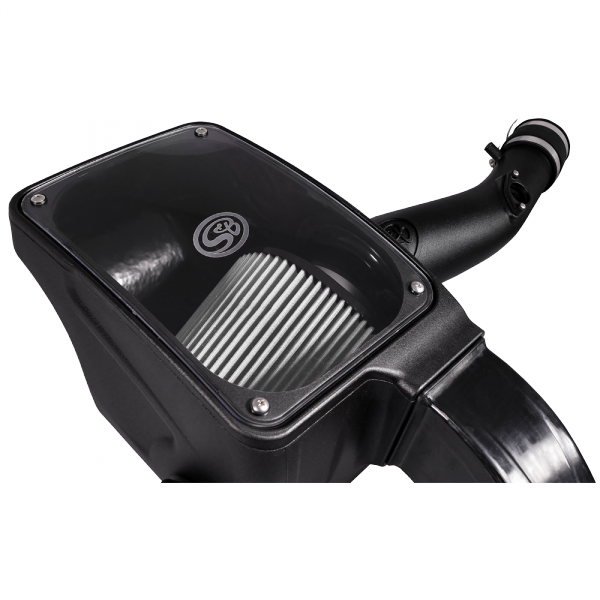 ~(12-Lbs.-26X17x15)~-Cold-Air-Intake-For-16-18-Toyota-Tacoma-3.5L-Dry-Dry-Extendable-White-S-B