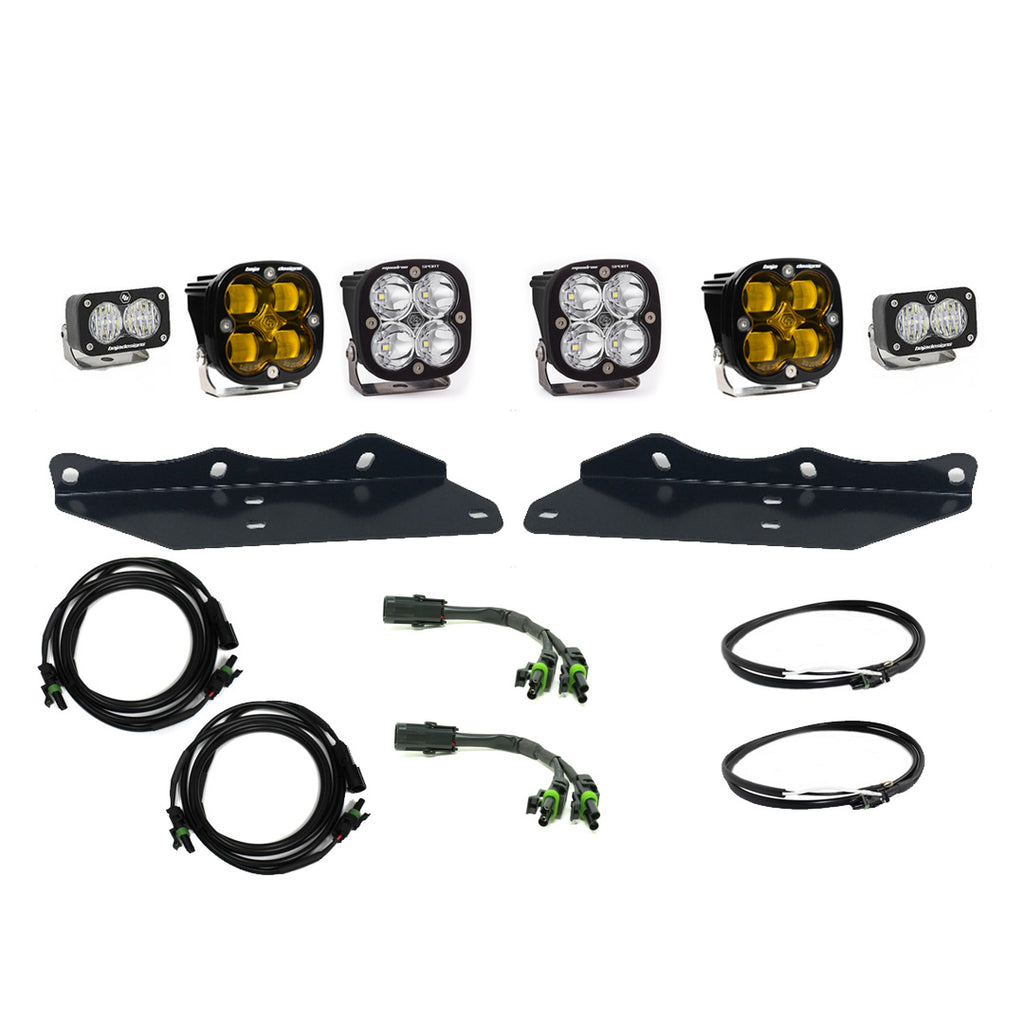 ~(12-Lbs.-12X10x8)~-Raptor-Fog-Light-Kit-17-18-F-150-Raptor-Fog-Pocket-Kit-Amber-Sae-Sportsmen-Baja-Designs