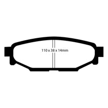 Load image into Gallery viewer, 12-Subaru-Brz-2.0-(Solid-Rear-Rotors)-Ultimax2-Rear-Brake-Pads