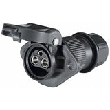Hella 001933042 SOCKET 3 POLE W/ GROMMET
