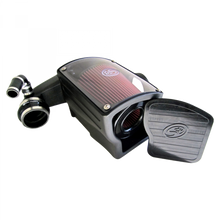 Load image into Gallery viewer, ~(12.8-Lbs.-24X15x14)~-Cold-Air-Intake-For-92-00-Gmc-K-Series-V8-6.5L-Duramax-Oiled-Cotton-Cleanable-Red-S-B