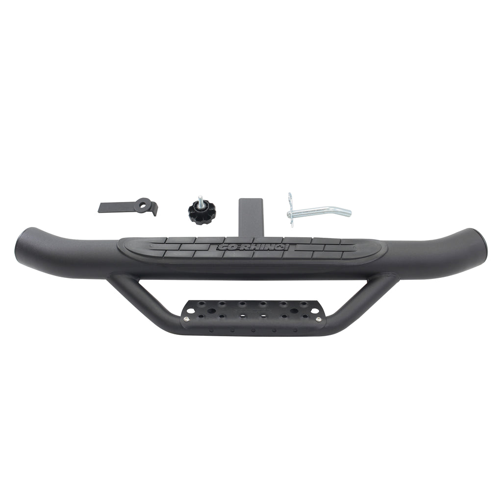 ~(12.8-Lbs.-38X13x5)~-Hitch-Steps-Dominator-Hitch-Step---Black-Universal----