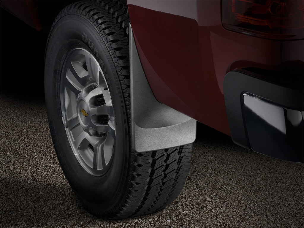 Weathertech 120010 MudFlap No-Drill DigitalFit® for Select Chevrolet Silverado 1500, Chevrolet Silverado HD, Chevrolet Silverado HD