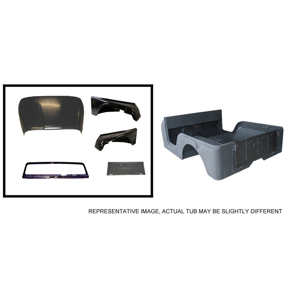 Omix 12001.13 Steel Body Kit for Select Jeep CJ5