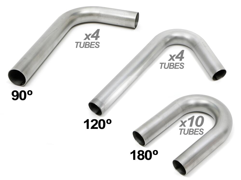 Box-Of-Mandrel-Bends;-1-34-In.-Diameter-Tubes;-Assortment-Of-18-Tubes