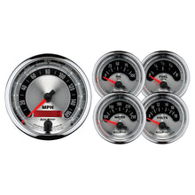 Load image into Gallery viewer, AutoMeter 1202 GAUGE KIT, 5 PC., 3 3/8" &amp; 2 1/16", ELEC. SPEEDOMETER, AMERICAN MUSCLE