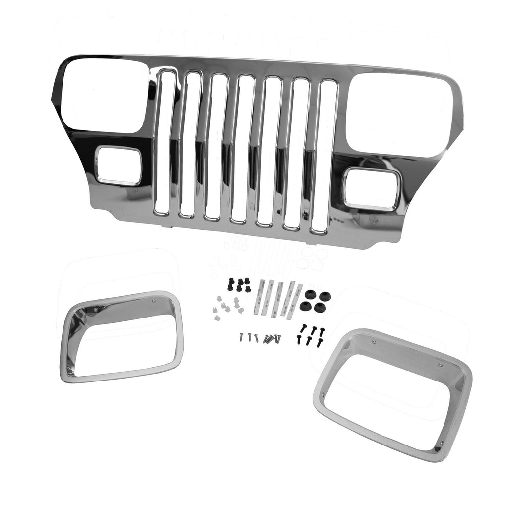 Omix 12033.06 Grille Overlay for Select Jeep Wrangler