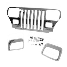 Load image into Gallery viewer, Omix 12033.06 Grille Overlay for Select Jeep Wrangler