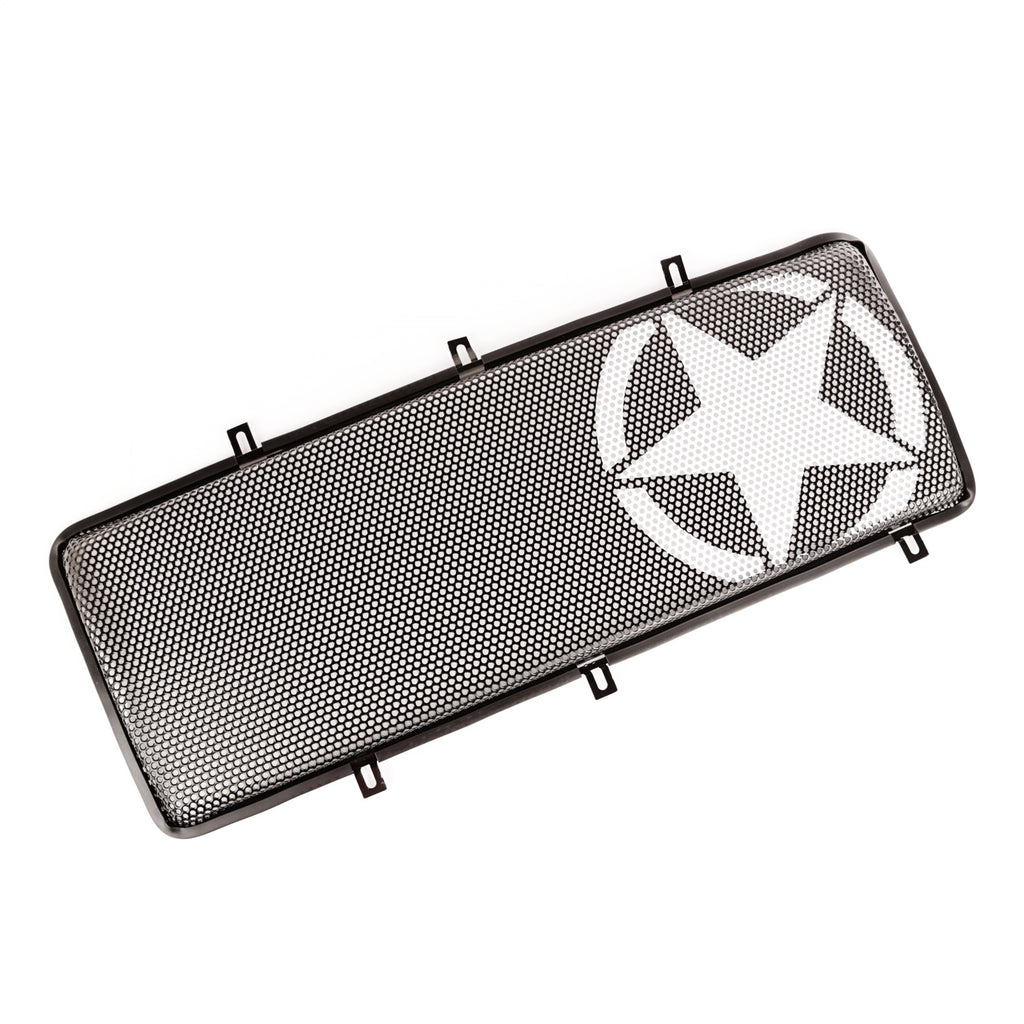 Rugged Ridge 12034.21 Spartan Grille Insert for Select Jeep Wrangler, Jeep Wrangler JK