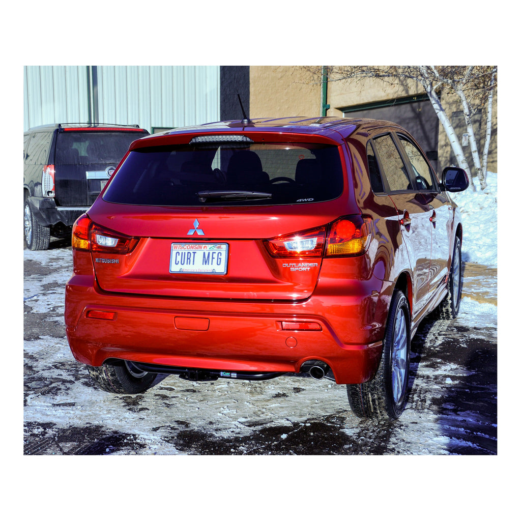 CURT 12048 Class 2 Trailer Hitch, 1-1/4" Receiver, Select Mitsubishi Outlander Sport, RVR