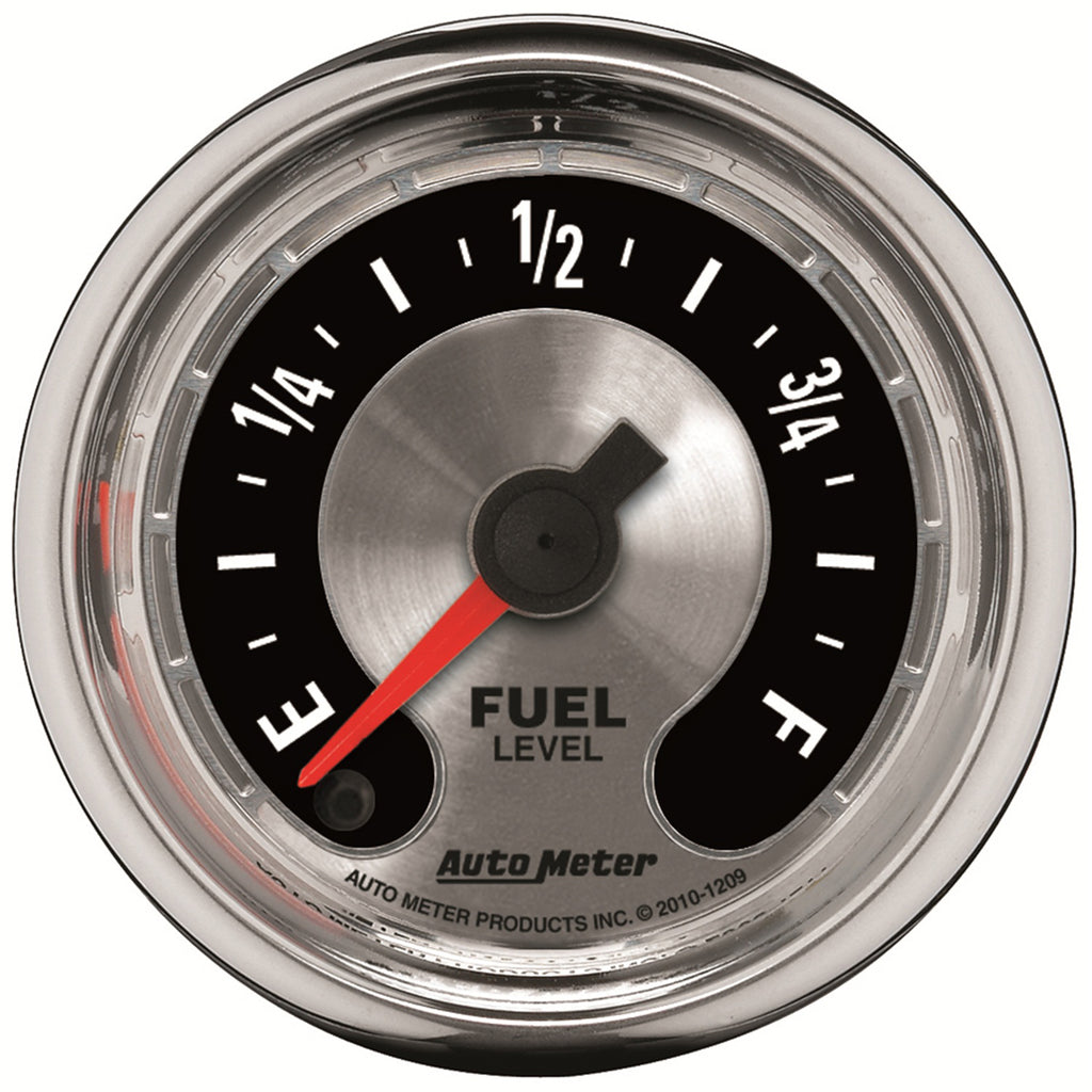 AutoMeter 1209 GAUGE, FUEL LEVEL, 2 1/16", PROGRAMMABLE, AMERICAN MUSCLE