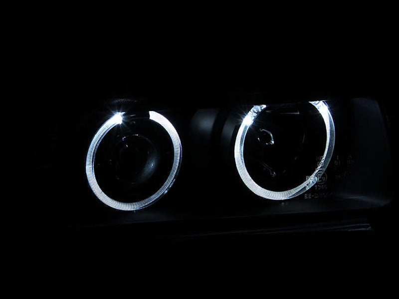 ANZO USA 121011 Projector Headlight Set for Select BMW 318i, BMW 318is, BMW 323i, BMW 323is, BMW 325i, BMW 325is, BMW 328i, BMW 328is