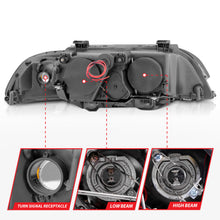 Load image into Gallery viewer, ANZO USA 121017 Projector Headlight Set w/Halo for Select BMW 525i, BMW 528i, BMW 530i, BMW 540i