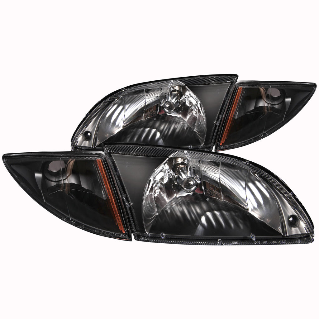 ANZO USA 121019 Crystal Headlight Set for Select Chevrolet Cavalier