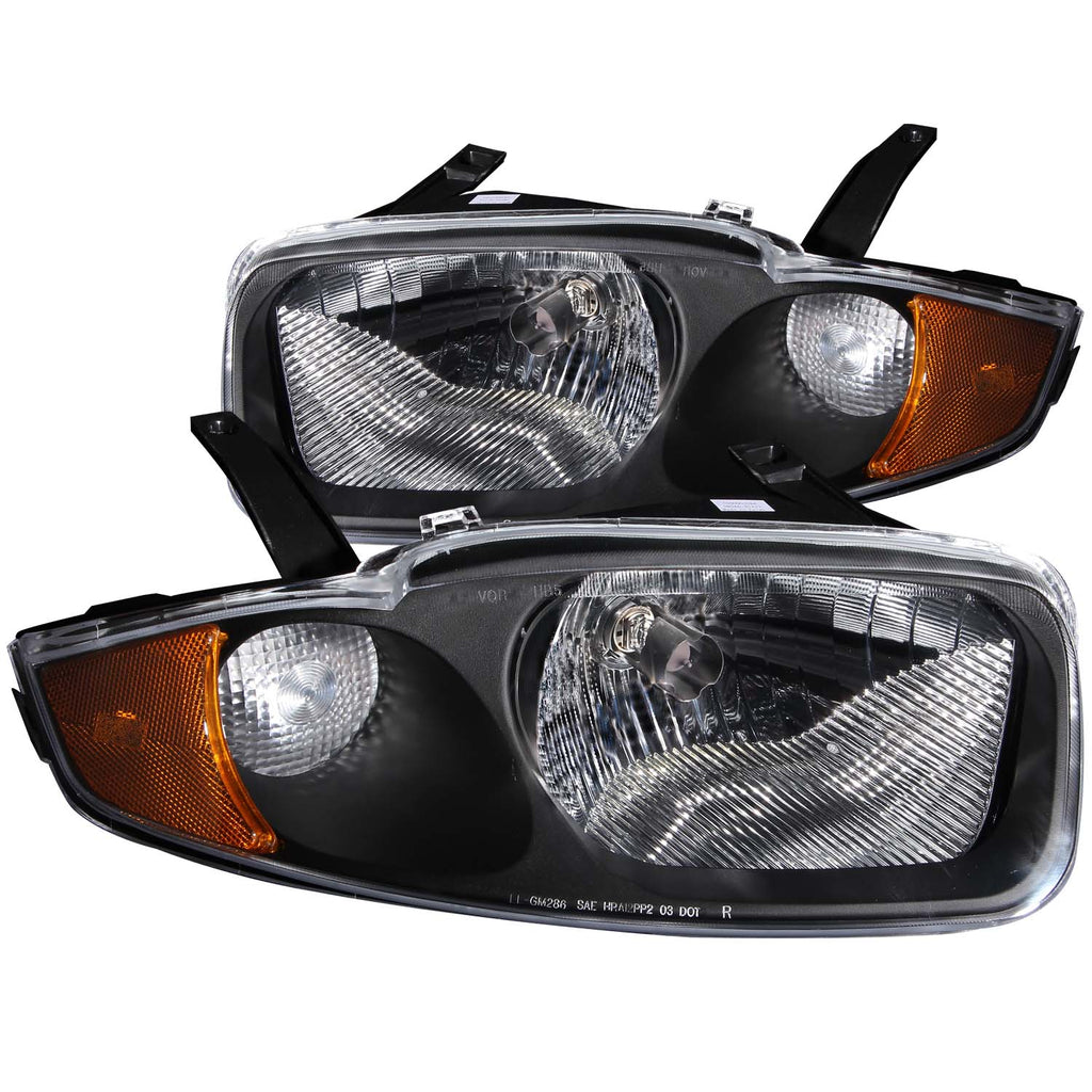 ANZO USA 121020 Crystal Headlight Set for Select Chevrolet Cavalier