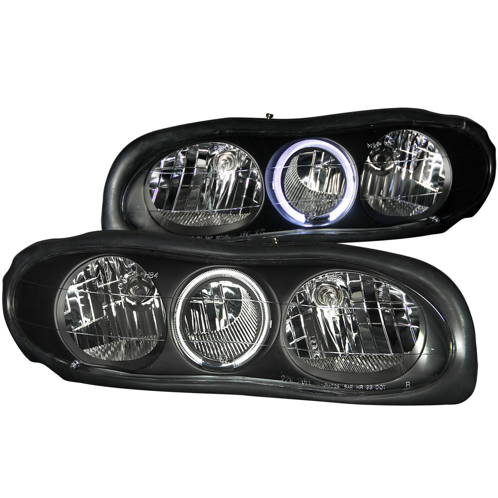 ANZO USA 121024 Crystal Headlight Set w/Halo for Select Chevrolet Camaro