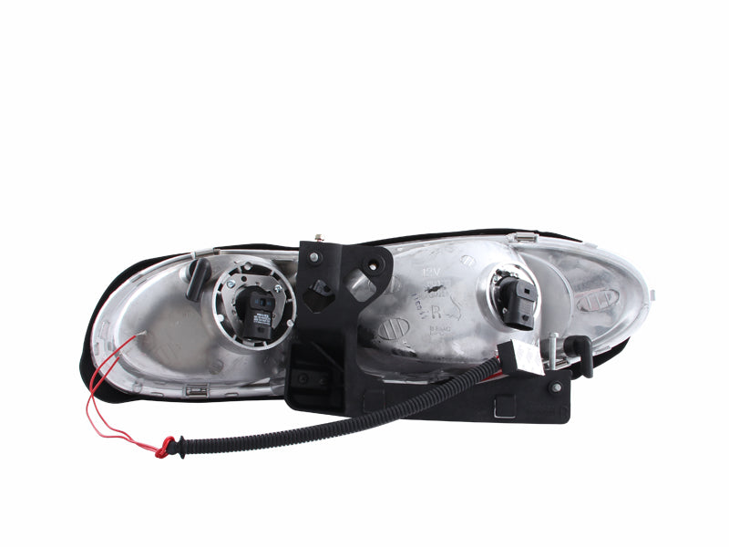 ANZO USA 121024 Crystal Headlight Set w/Halo for Select Chevrolet Camaro