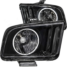 Load image into Gallery viewer, ANZO USA 121033 Crystal Headlight Set w/Halo for Select Ford Mustang