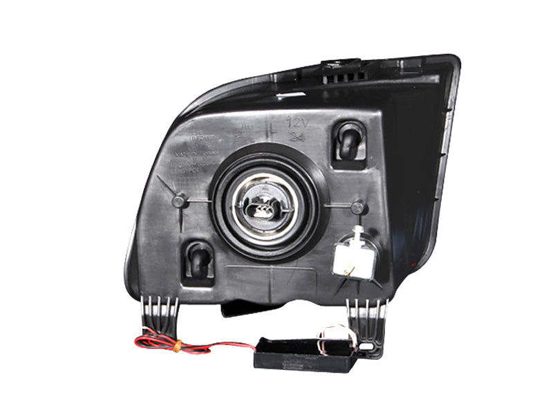 ANZO USA 121033 Crystal Headlight Set w/Halo for Select Ford Mustang