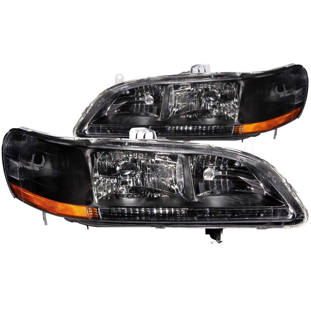 ANZO USA 121052 Crystal Headlight Set for Select Honda Accord