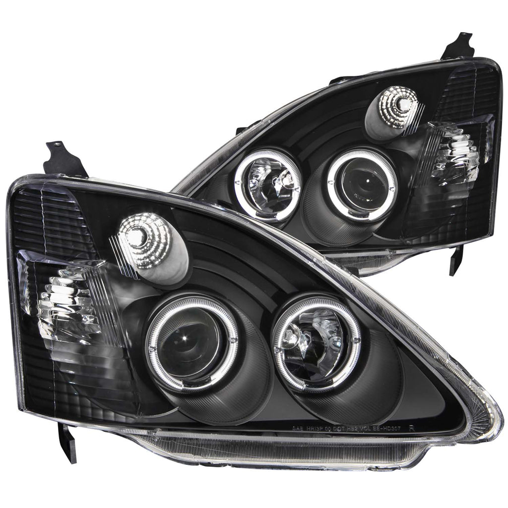 ANZO USA 121057 Projector Headlight Set w/Halo for Select Honda Civic