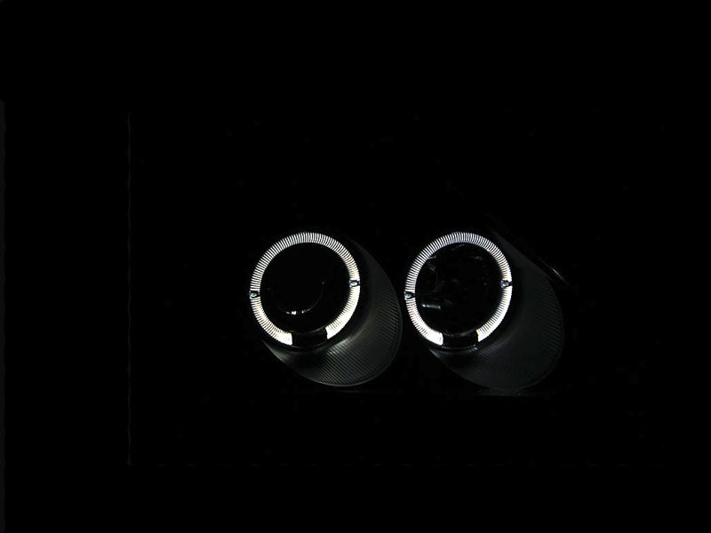 ANZO USA 121057 Projector Headlight Set w/Halo for Select Honda Civic