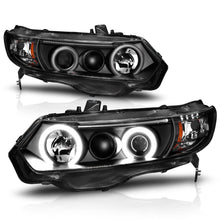 Load image into Gallery viewer, ANZO USA 121062 Projector Headlight Set w/Halo for Select Honda Civic