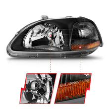 Load image into Gallery viewer, ANZO USA 121067 Crystal Headlight Set for Select Honda Civic