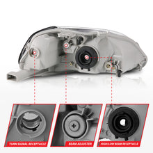 Load image into Gallery viewer, ANZO USA 121067 Crystal Headlight Set for Select Honda Civic