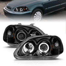 Load image into Gallery viewer, ANZO USA 121068 Projector Headlight Set w/Halo for Select Honda Civic