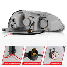 Load image into Gallery viewer, ANZO USA 121068 Projector Headlight Set w/Halo for Select Honda Civic