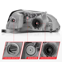 Load image into Gallery viewer, ANZO USA 121070 Crystal Headlight Set for Select Honda Civic