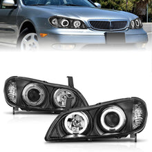 Load image into Gallery viewer, ANZO USA 121077 Projector Headlight Set w/Halo for Select INFINITI I30, INFINITI I35