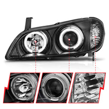 Load image into Gallery viewer, ANZO USA 121077 Projector Headlight Set w/Halo for Select INFINITI I30, INFINITI I35