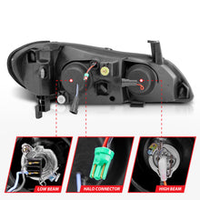 Load image into Gallery viewer, ANZO USA 121077 Projector Headlight Set w/Halo for Select INFINITI I30, INFINITI I35