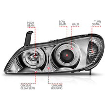 Load image into Gallery viewer, ANZO USA 121078 Projector Headlight Set w/Halo for Select INFINITI I30, INFINITI I35