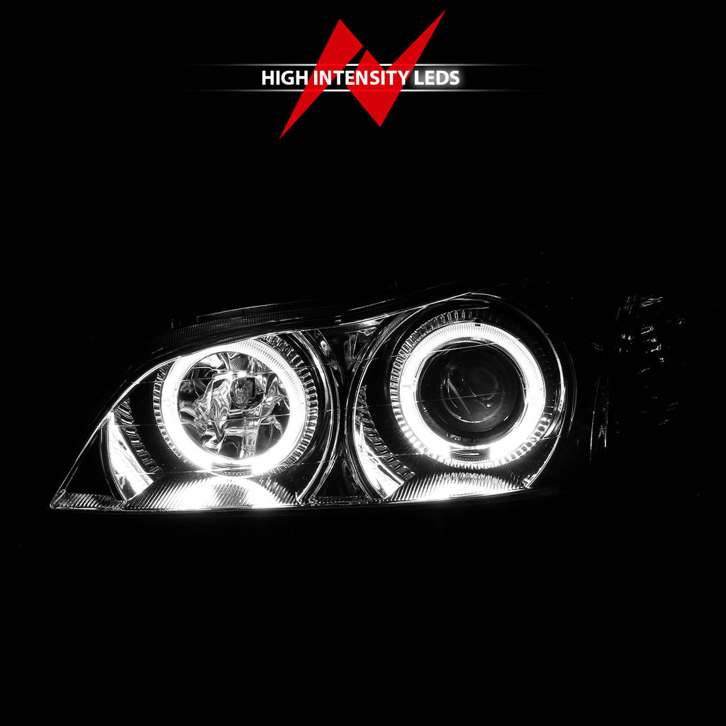 ANZO USA 121078 Projector Headlight Set w/Halo for Select INFINITI I30, INFINITI I35