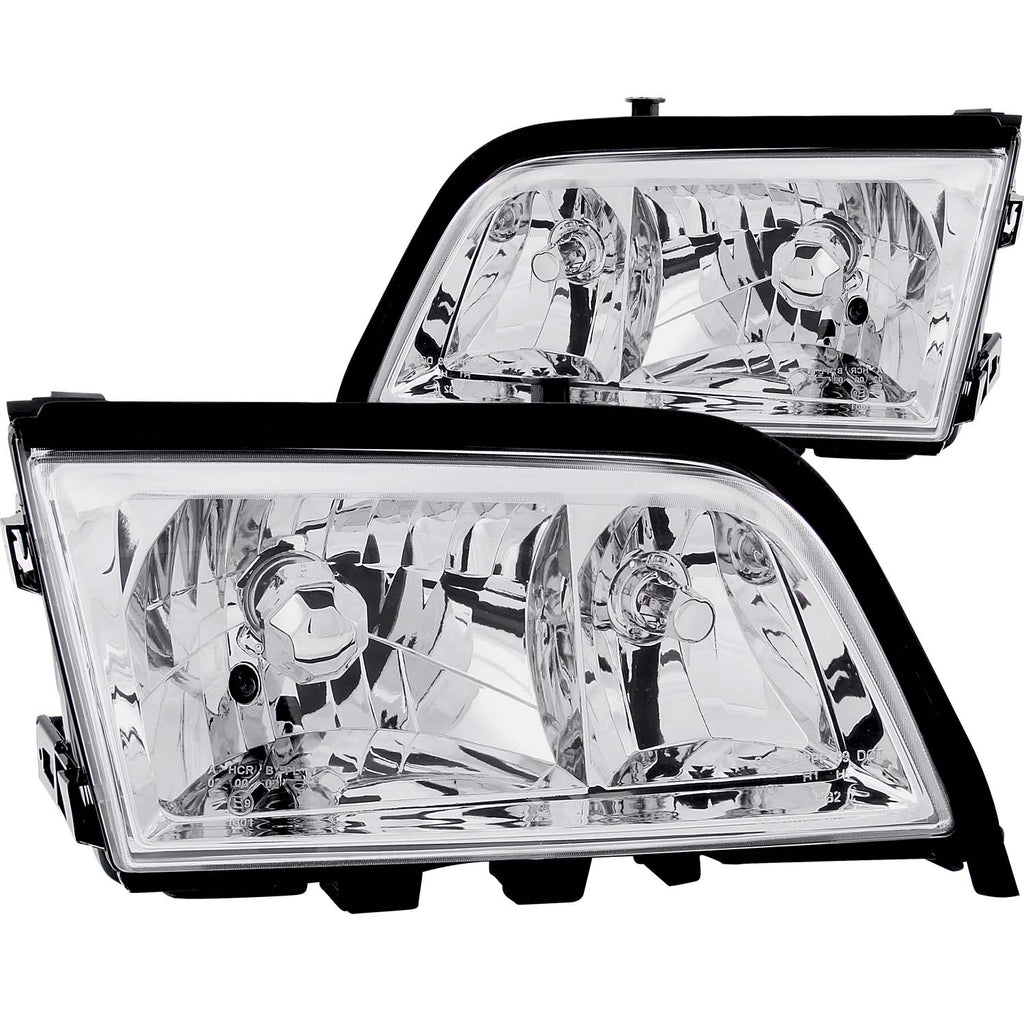 ANZO USA 121081 Crystal Headlight Set for Select Mercedes-Benz C220, Mercedes-Benz C230, Mercedes-Benz C280, Mercedes-Benz C36 AMG, Mercedes-Benz C43 AMG