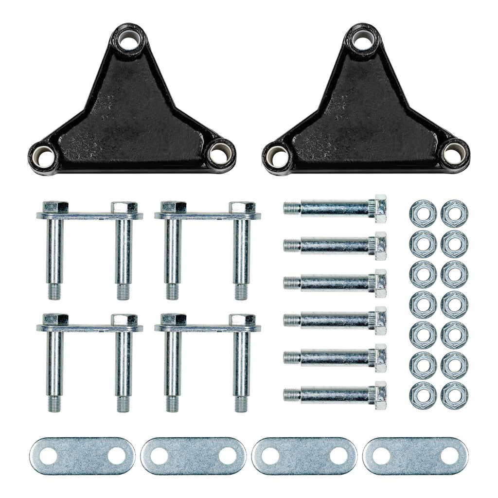 CURT 121098L Axle Double-Eye Suspension Kit, 2,200-8,000-lb. Tandem Axles, 33" Axle Spacing