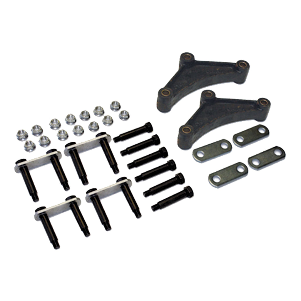 CURT 121099LRV Axle Double-Eye Suspension Kit, 2,200-8,000-lb. Tandem Axles, 35" Axle Spacing