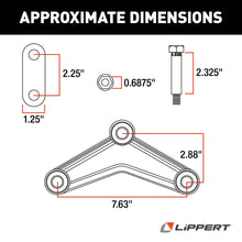 Load image into Gallery viewer, CURT 121099LRV Axle Double-Eye Suspension Kit, 2,200-8,000-lb. Tandem Axles, 35" Axle Spacing